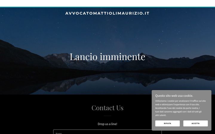 Screenshot of avvocatomattiolimaurizio.it