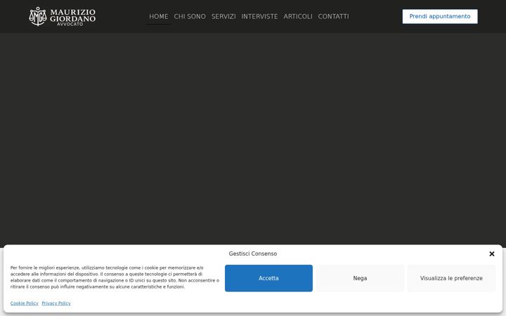 Screenshot of avvocatomauriziogiordano.it