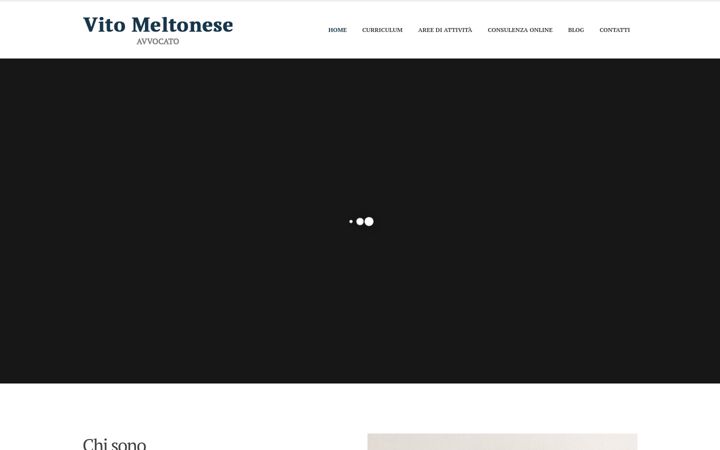 Screenshot of avvocatomeltonese.it