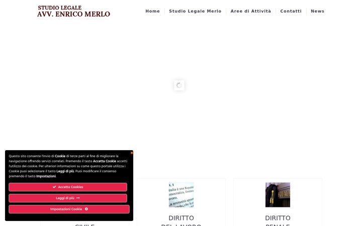 Screenshot of avvocatomerlo.it