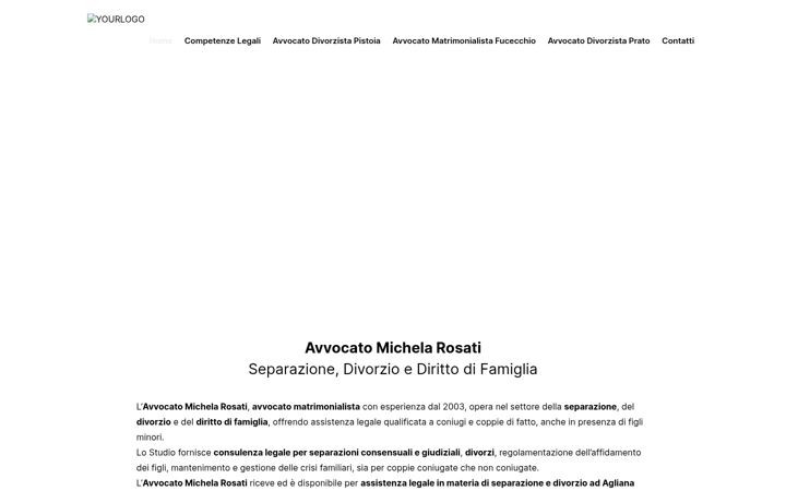 Screenshot of avvocatomichelarosati.it