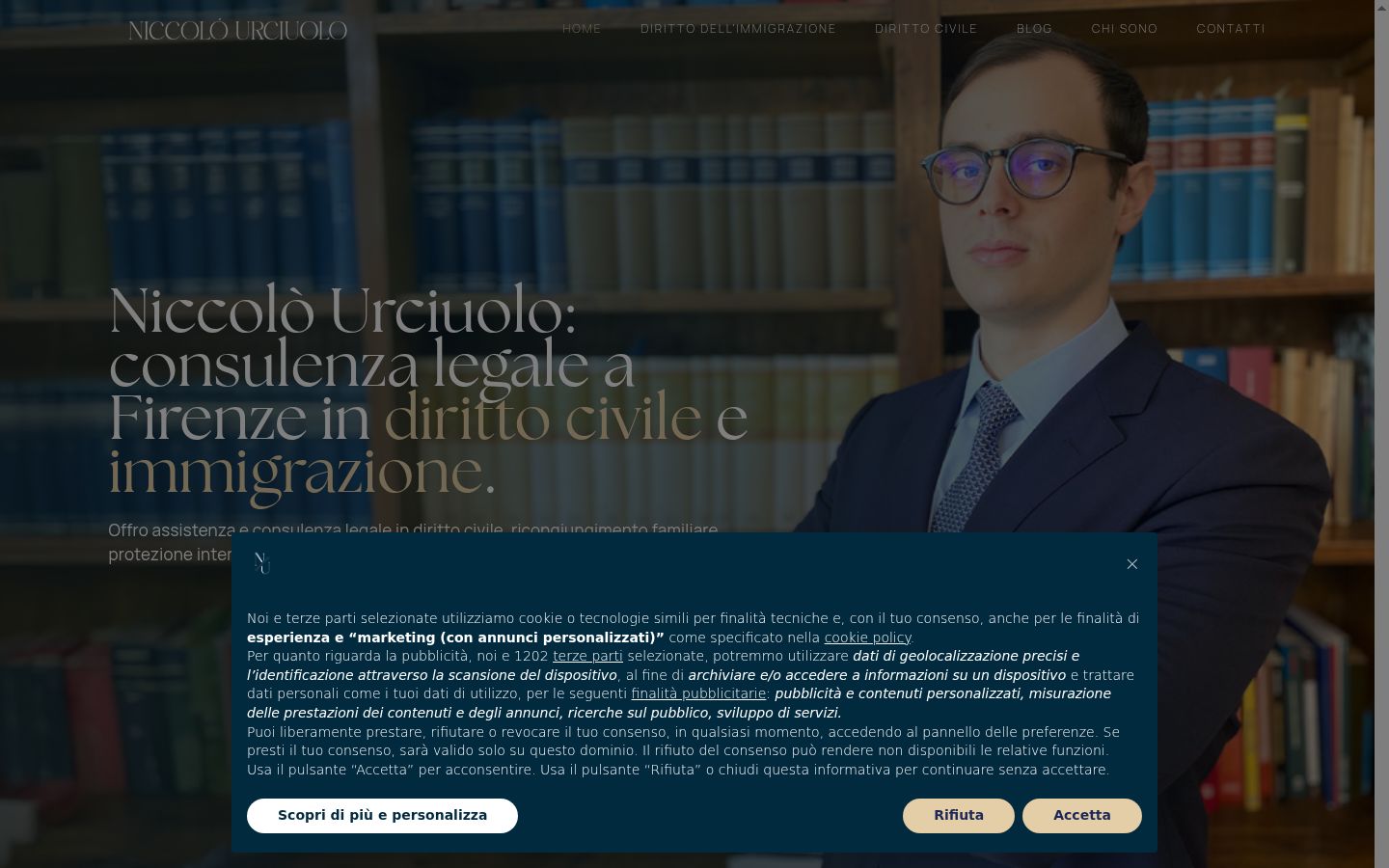 Screenshot tal-banner tal-kunsens muri qabel kwalunkwe interazzjoni