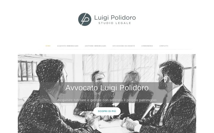 Screenshot of avvocatopolidoro.it
