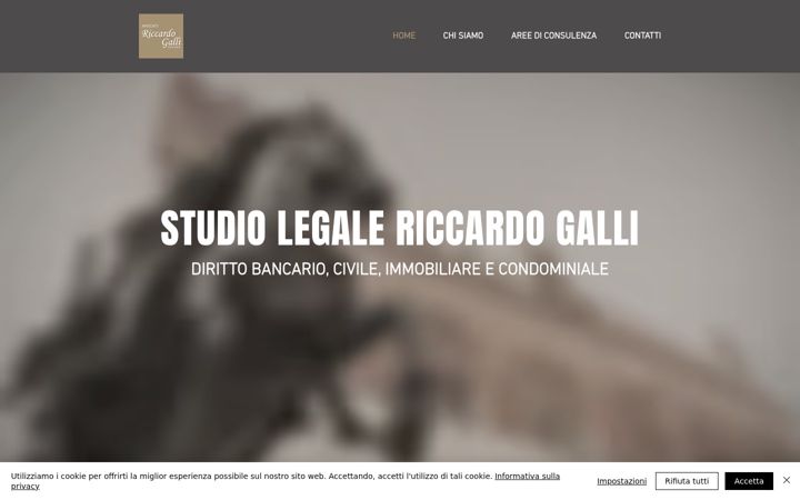 Screenshot of avvocatoriccardogalli.it