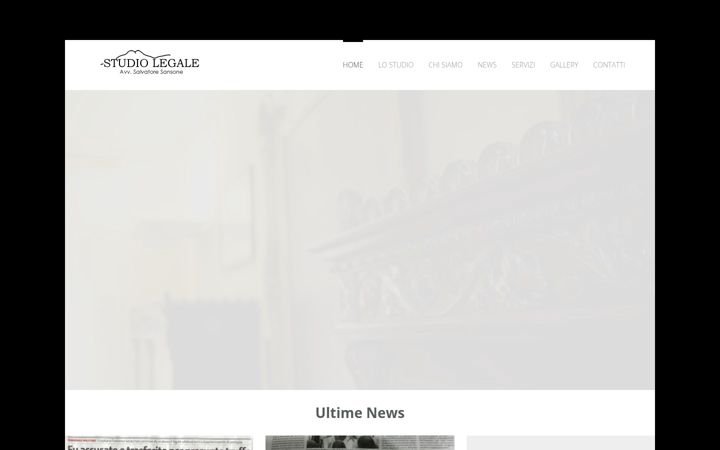 Screenshot of avvocatosansone.it