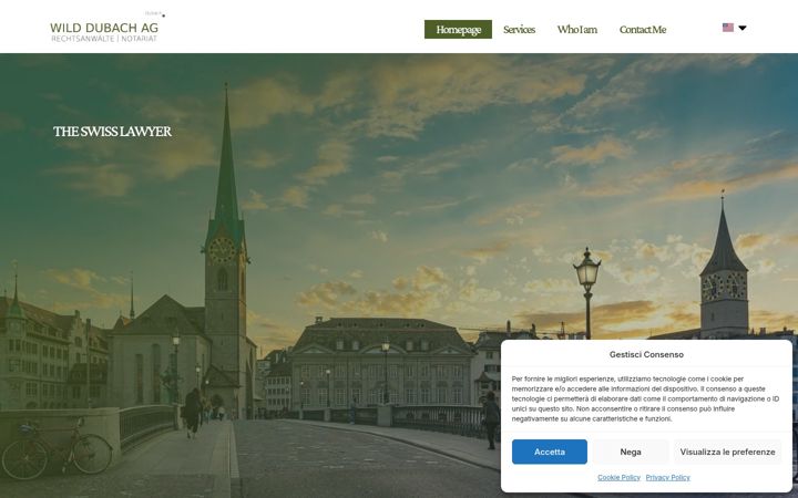 Screenshot of avvocatosvizzero.ch