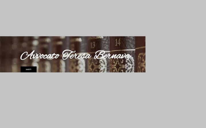 Screenshot of avvocatoteresabernava.it