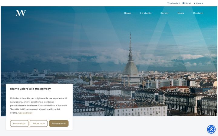 Screenshot of avvocatovaleriamezzolla.it