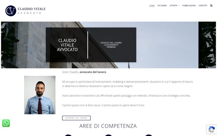 Screenshot of avvocatovitale.com