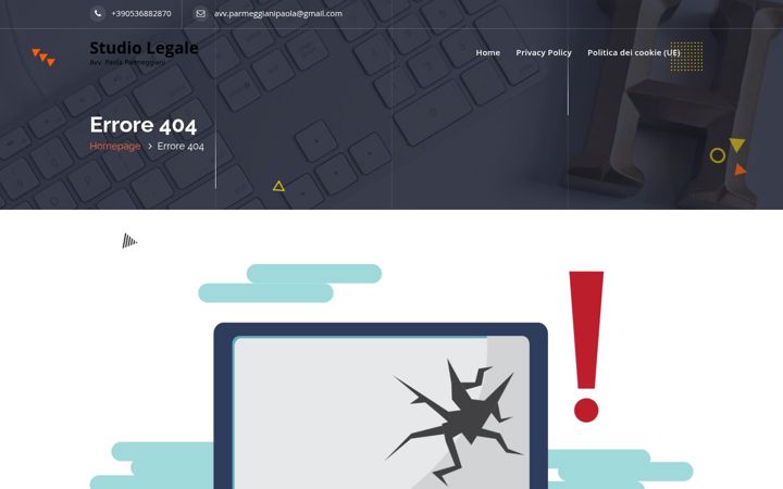 Screenshot of avvparmeggiani.it
