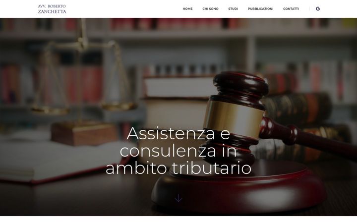 Screenshot of avvrobertozanchetta.com