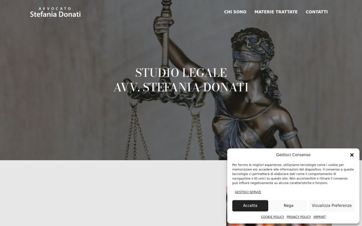 Screenshot of avvstefaniadonati.it