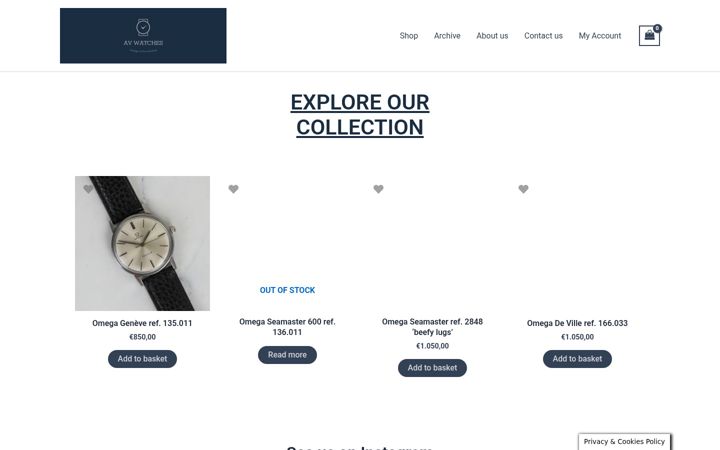 Screenshot of avwatches.be