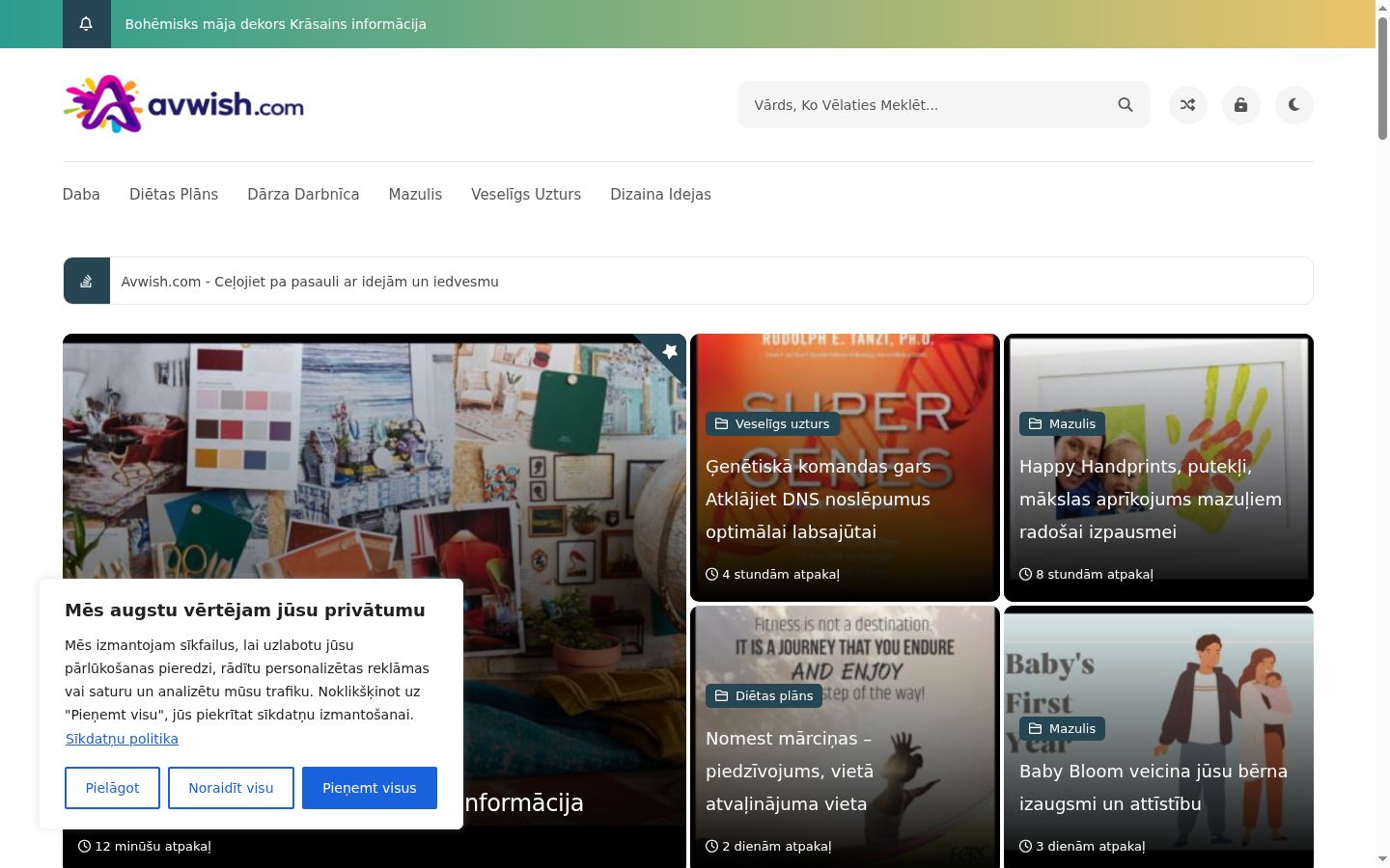 Sutikimo reklamjuostės, rodytos prieš bet kokią sąveiką, ekrano kopija