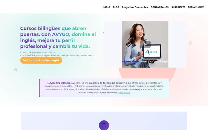 Skjermbilde av avygo.net