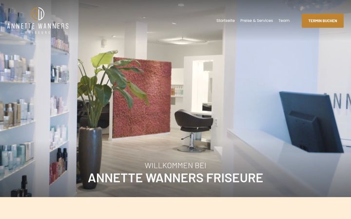 Screenshot of aw-friseure.de