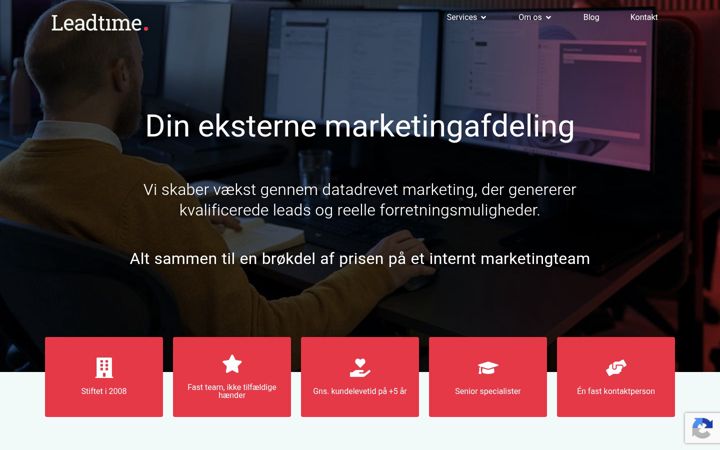 Screenshot of aw-media.dk