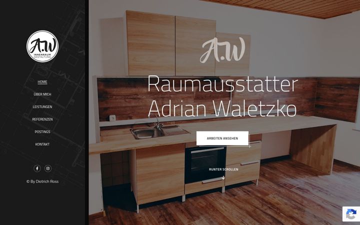 Screenshot of aw-raumausstatter.de