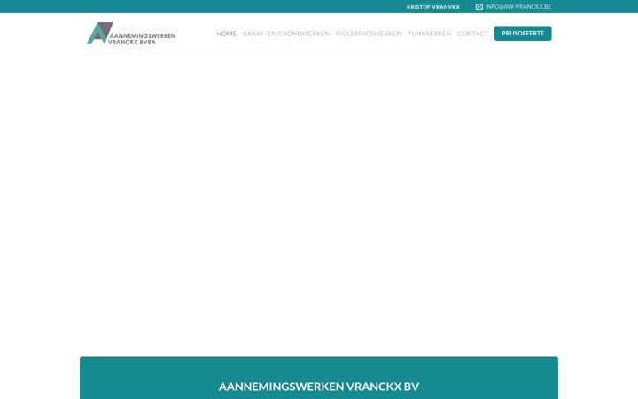 Screenshot of aw-vranckx.be