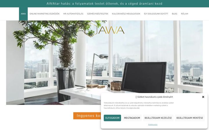 Screenshot of awa.hu