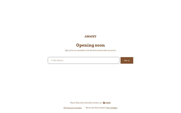 Screenshot of awafey.com