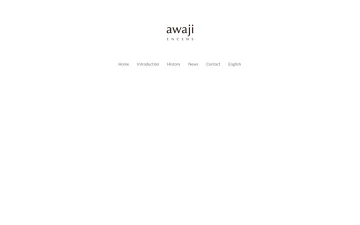 Captură de ecran a awaji-encens.jp