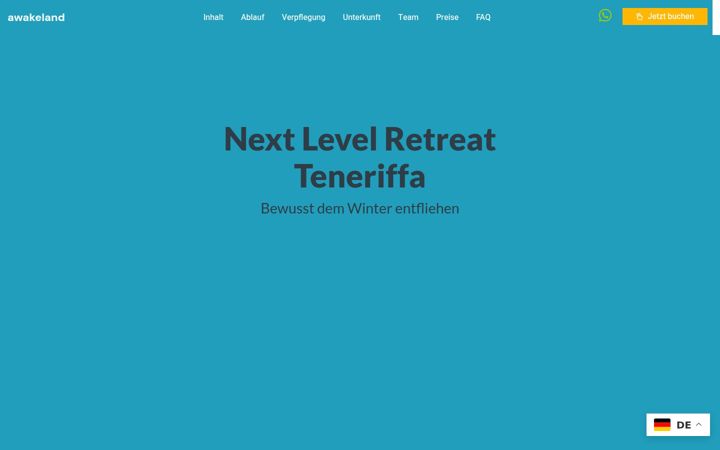 Screenshot of awakeland.es