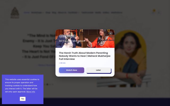 Screenshot of awakenwithmeheck.com