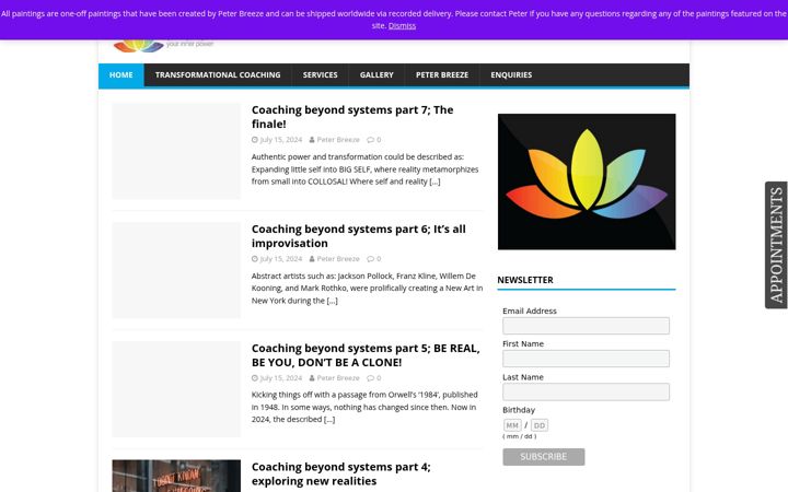 Skjámynd af awakenyourinnerpower.org