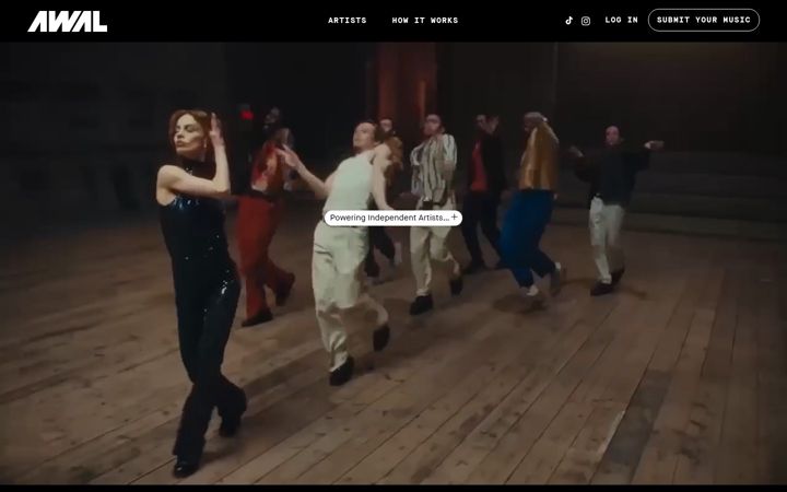 Screenshot of awal.com