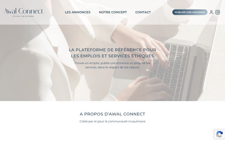 Screenshot of awalconnect.com