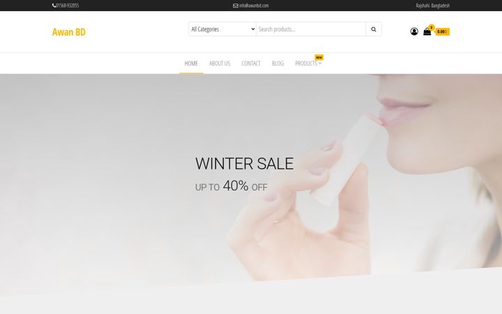Screenshot of awanbd.com