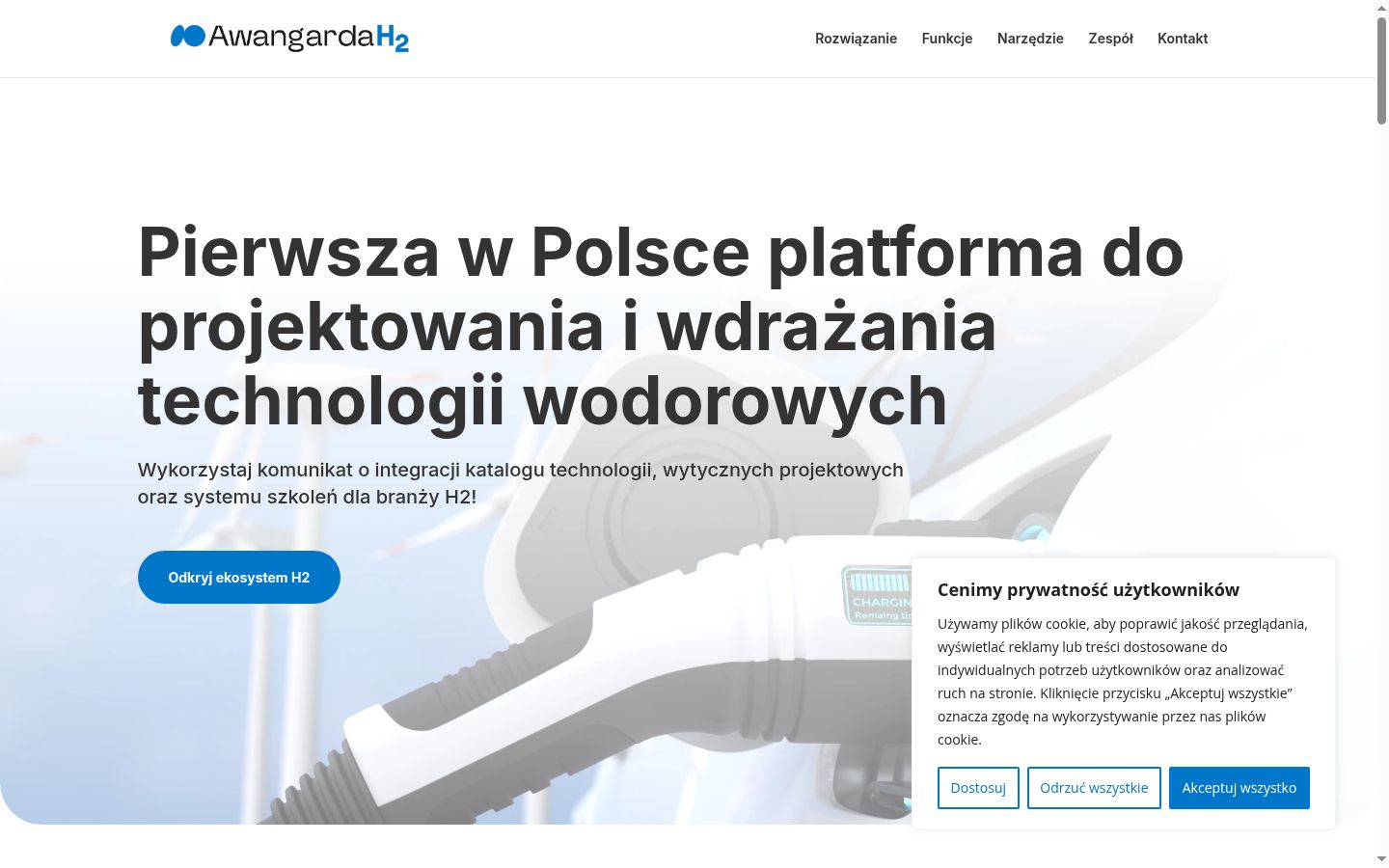 Snímek obrazovky baneru souhlasu zobrazeného před jakoukoli interakcí