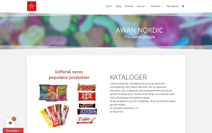 Screenshot of awannordic.com