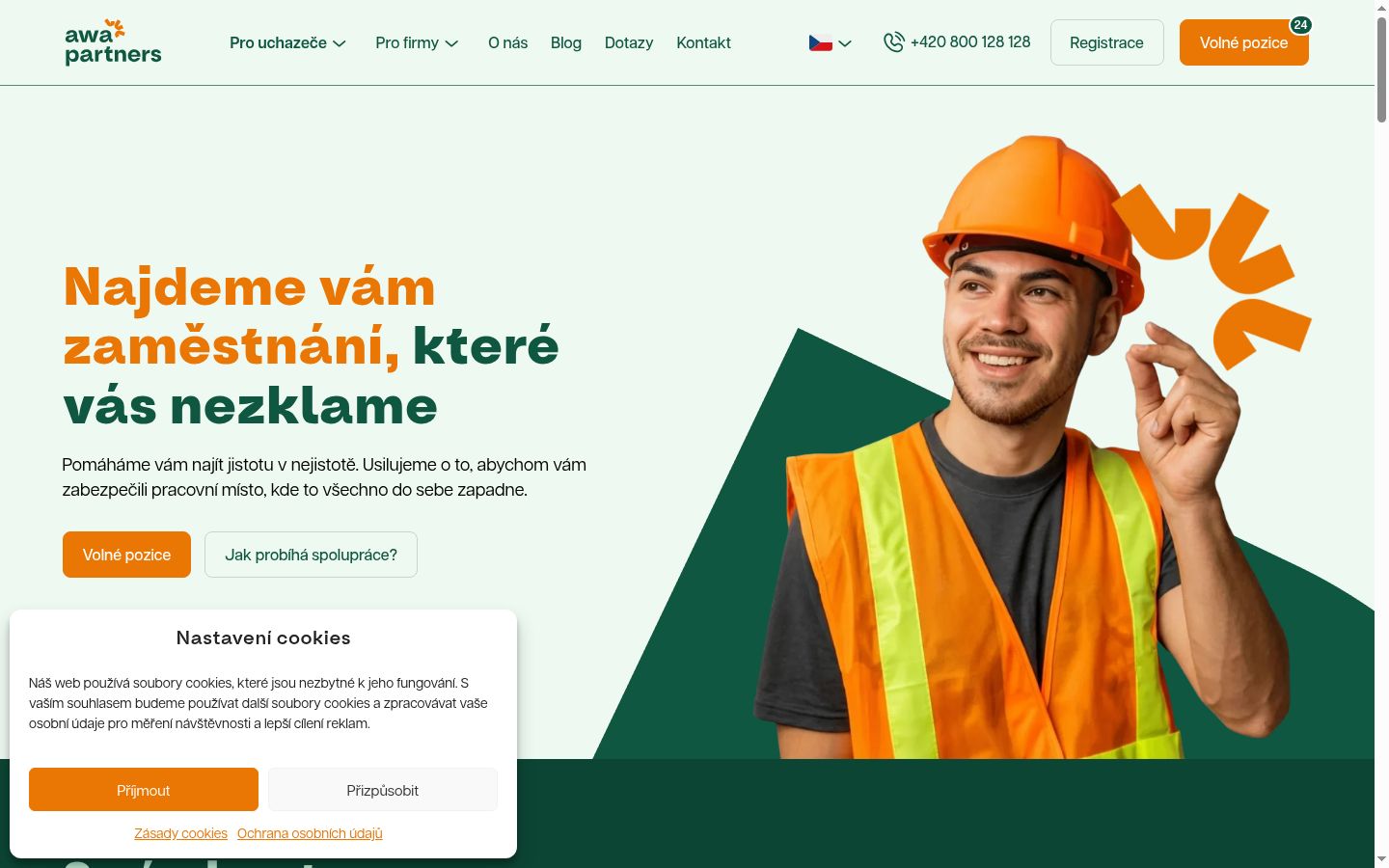 Sutikimo reklamjuostės, rodytos prieš bet kokią sąveiką, ekrano kopija