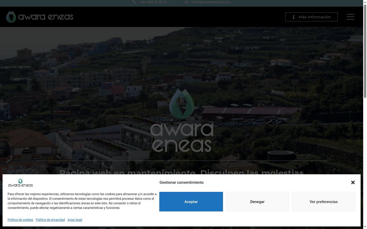Sutikimo reklamjuostės, rodytos prieš bet kokią sąveiką, ekrano kopija
