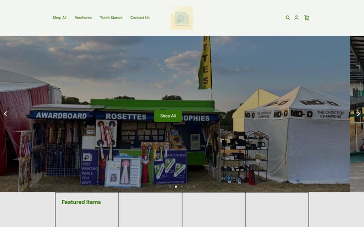 Screenshot of awardboardshop.co.uk