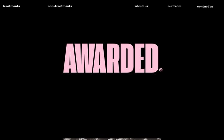 Screenshot of awarded.design
