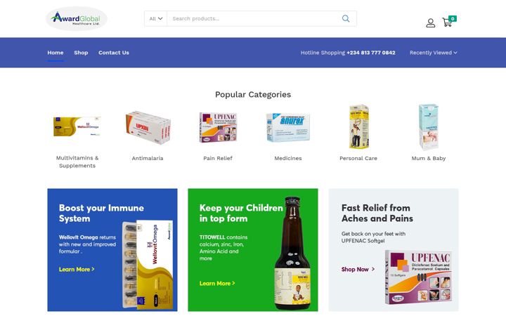 Screenshot of awardglobal.com