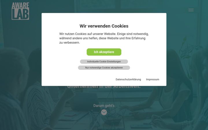 Ekrano kopija awarelab.de