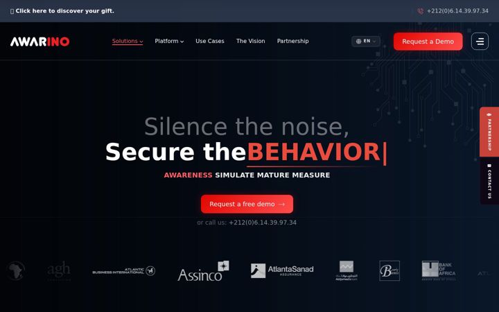 Screenshot of awarino.net