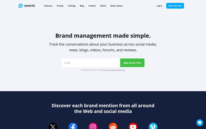 Screenshot of awario.com