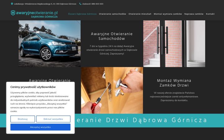 Screenshot of awaryjne-otwieranie-dabrowa-gornicza.pl