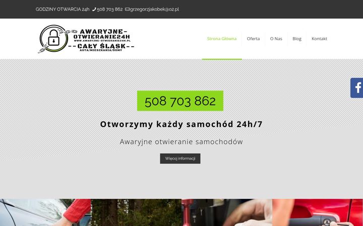Screenshot stránky awaryjne-otwieranie24h.pl