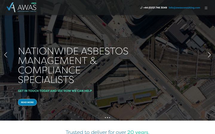 Screenshot of awasconsulting.com