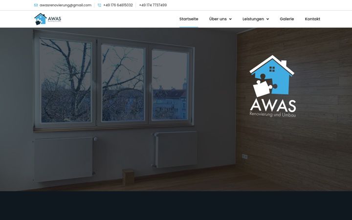 Screenshot of awasrenovierungundumbau.de