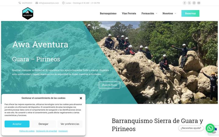 Screenshot of awaventura.com