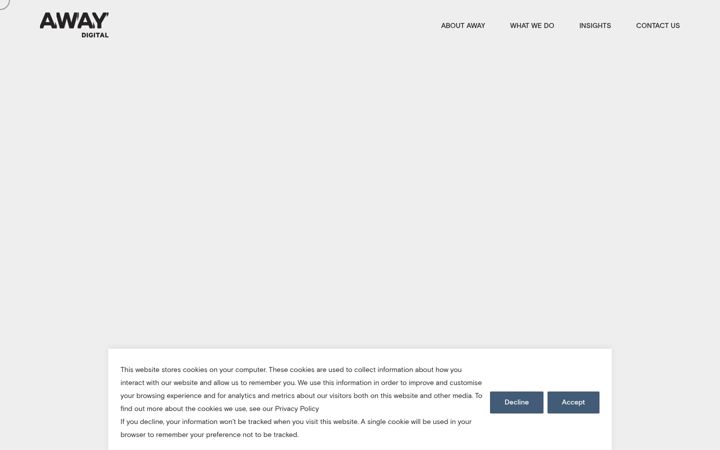 Screenshot of awaydigital.com