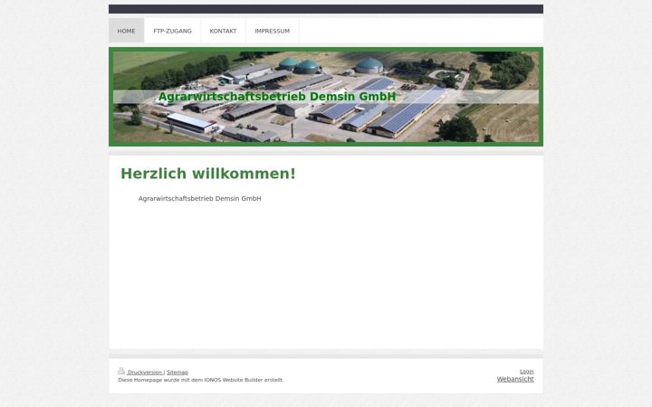 Screenshot of awb-demsin.de