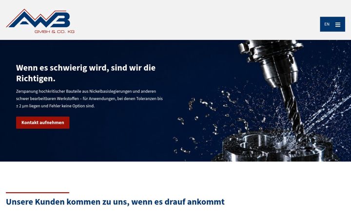 Screenshot of awb-gruppe.de